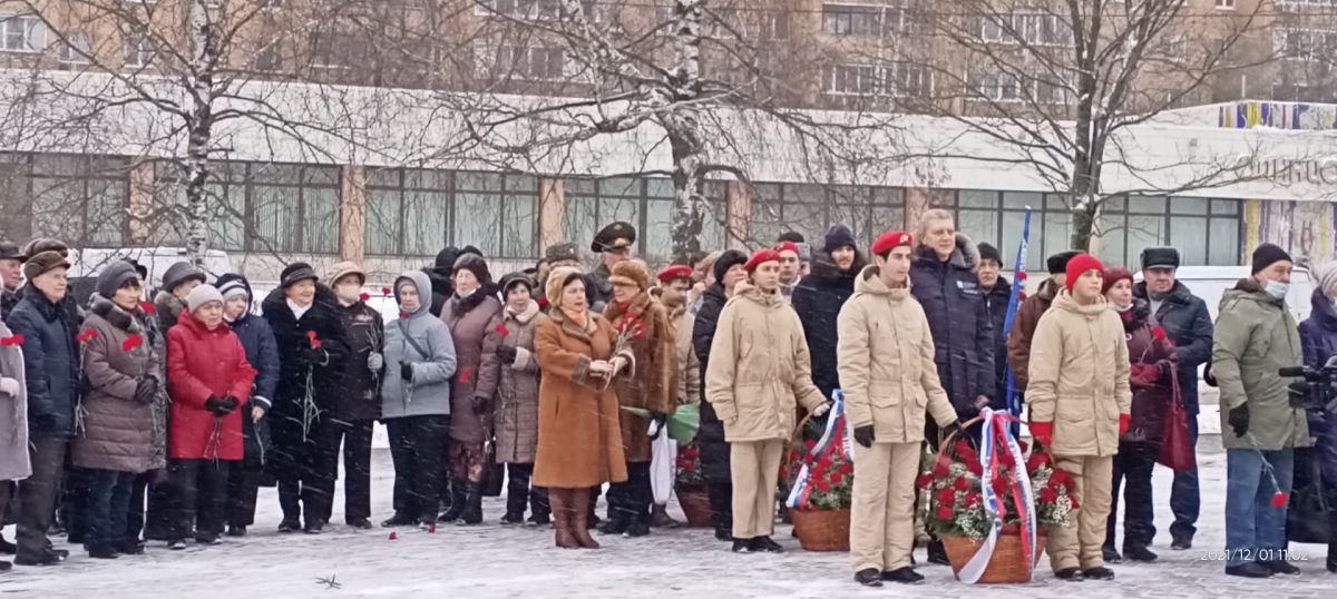 Митинг к 125 годовщине со дня рождения Маршала Победы Г.К. Жукова